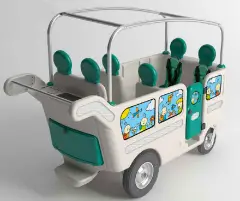 Carrozzino 6 Posti Espresso Sole Beige