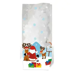 Sacchetti Cellophane Santa Claus – 10 Pezzi – Trasparenti e Alimentari