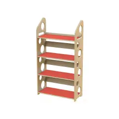 Modulo Libreria Media cm. 133 Lampone