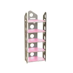 Modulo Libreria a T Alta - Lilla - Arredo per Scuola dell’Infanzia