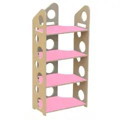 Modulo Libreria a T Media - Lilla - Arredo per Scuola dell’Infanzia