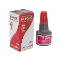 Inchiostro per Timbri in Gomma Rosso