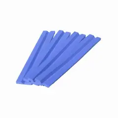 Coprispigoli in EVA Blu, Set 4 Profili Paraspigoli da 150 cm con Collante per l'Applicazione