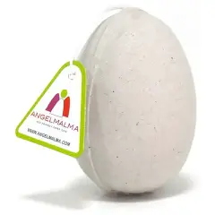 Uovo in Cartapesta Bianca – 12 Pezzi - 5,5x8 cm