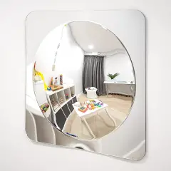 Grande Specchio a Bolla – Esperienza Visiva Divertente per Bambini 49x49 cm