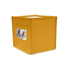 Sacca Cubo Ripiegabile con Tasca Gialla