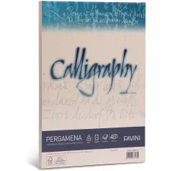 Carta Calligraphy Pergamena A4 190 gr – 50 Fogli - Sabbia