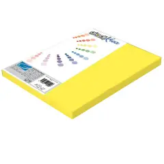 Risma Cartoncino Liscio-Ruvido Giodikrea A4 Giallo