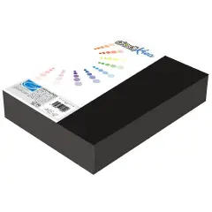 Risma Cartoncino Liscio-Ruvido Giodikrea A4 Nero