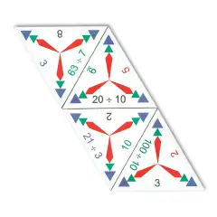 DDomino Educativo Triangolare – Divisioni