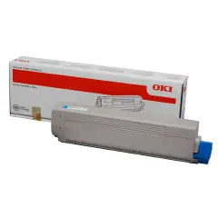 OKI TONER ORIGINALE CIANO C822 7000 PAGINE
