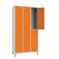 Armadio Casellario Classic 6 Posti Ante Arancio - Conforme CAM