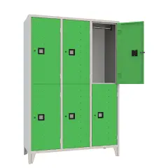 Armadio Casellario Quadro 6 Posti Ante Verde - Conforme CAM