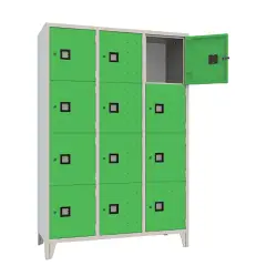 Armadio Casellario Quadro 12 Posti Ante Verde - Conforme CAM