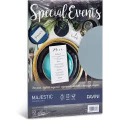 Carta per Fotocopie Colorata Favini A4 120 gr – 20 Fogli - Argento