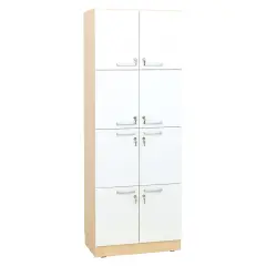 Arredo Scuola Casellario 8 Vani Innova Acero