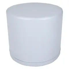 Pouff Tondo cm. 50x45 H Grigio Per Ambienti Scolastici Moderni