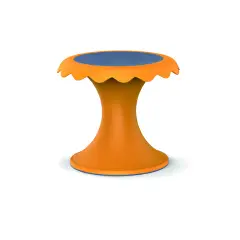 Sgabello Infanzia Fiore Arancio H 30 cm.