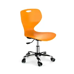 Sedia su Ruote My-Elle – Altezza Regolabile 38-50 cm - Arancio