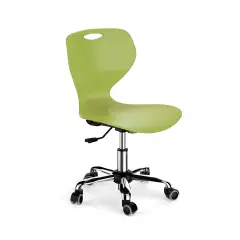 SEDIA SU RUOTE MY-ELLE ALTEZZA REGOLABILE H 38-50 CM. COLORE VERDE LIME