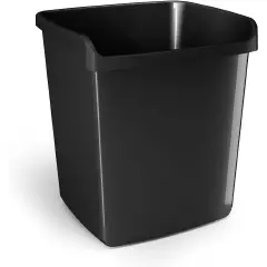 Cestino Gettacarte MyDesk 15 Lt Nero – Pattumiera Ufficio e Casa in Plastica Durevole