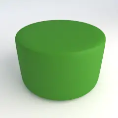 Pouf Ecopelle Ignifugo Tondo H 46 Verde Per Ambienti Scolastici Innovativi