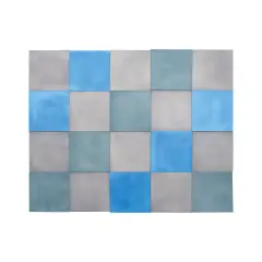Pannelli Fonoassorbenti Murali – Set Grigio-Azzurro per Ambienti Scolastici Innovativi