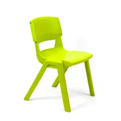 Sedia Postura Linea CAM H 43 cm. Verde Lime Per Ambienti Scolastici Innovativi