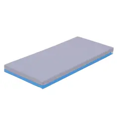 Materassino Bicolore per il Gioco e il Relax cm. 55x120 - Spessore 8 cm. - Grigio-Azzurro
