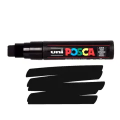 Pennarello Uni Posca Punta Scalpello Extra Large 15 mm - Nero
