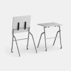 Banco Scuola Ribaltabile Pitagora Light – Cm 70x60 - Altezza 71 cm - Conforme CAM