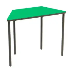 Banco Trapezio Modulare Scuola Secondaria – Top Verde | Altezza 70 cm