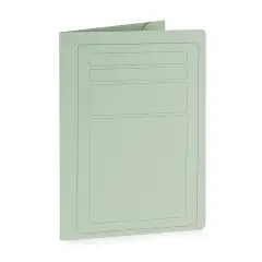 Cartelline 3 Lembi con Stampa 50Pezzi Verde Gr190