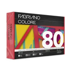 Carta Per Fotocopie Fabriano Colore 80 Gr/mq A3 Rosso Risma 250 Fogli