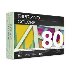 Carta Per Fotocopie Fabriano Colore 80 Gr/mq A3 Verdino Risma 250 Fogli