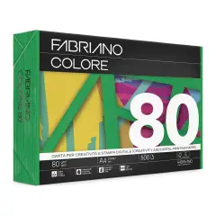 Carta Per Fotocopie Fabriano Colore 80 Gr/mq A3 Verde Risma 250 Fogli