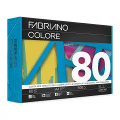 Carta Per Fotocopie Fabriano Colore 80 Gr/mq A3 Azzurro Risma 250 Fogli