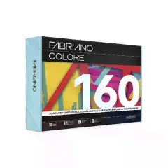 Carta Per Fotocopie Fabriano Colore 160 Gr/mq A3 Celeste Risma 125 Fogli