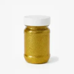 Brillantini Ecologici in Cellulosa Riciclata, Bio-Glitter Grana Fine 50 Gr. Oro
