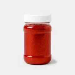Brillantini Ecologici in Cellulosa Riciclata, Bio-Glitter Grana Media 50 Gr. Rosso