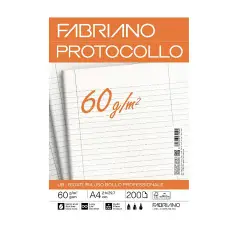Carta Protocollo Fabriano 60gr Uso Bollo • Fogli 200