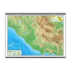 Carta Geografica Lazio