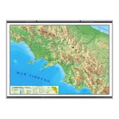 Carta Geografica Campania