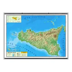 Carta Geografica Sicilia
