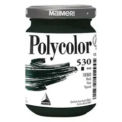 Colore Acrilico Polycolor Maimeri - 140 ml - Nero 530