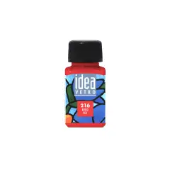 Colori per Vetro Idea - 60 ml Rosso