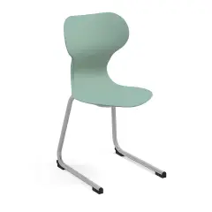 Sedia Mia Cantilever Mis. 6 - Verde Salvia Per Ambienti Scolastici Innovativi