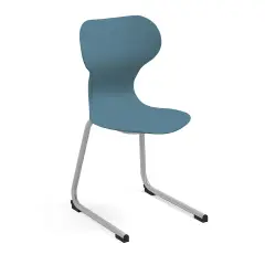Sedia Mia Cantilever Mis. 6 - Blu Grigio Per Ambienti Scolastici Innovativi