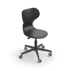 Sedia Mia Lift Regolabile Mis. 4-5-6 - Nero Per Ambienti Scolastici Innovativi