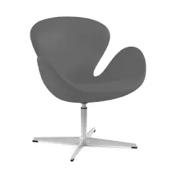 Poltrona Girevole Chloe Grigia Per Ambienti Scolastici Innovativi